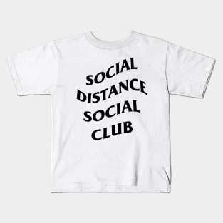 social distance social club Kids T-Shirt